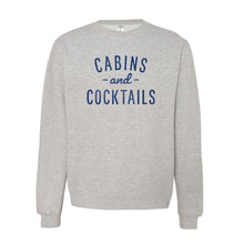 Load image into Gallery viewer, Cabins & Cocktails Unisex Midweight Crewneck Sweatshirt