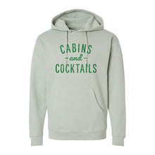 Load image into Gallery viewer, Cabins & Cocktails Midweight Hooded Sweatshirt