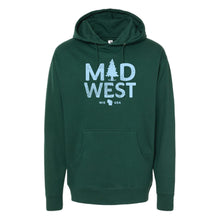 Load image into Gallery viewer, Midwest WI Midweight Hooded Sweatshirt