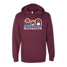 Load image into Gallery viewer, Vintage MN Midweight Hooded Sweatshirt