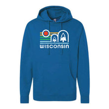 Load image into Gallery viewer, Vintage WI Midweight Hooded Sweatshirt
