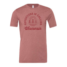 Load image into Gallery viewer, WI Adventure Is Calling CVC Jersey Tee