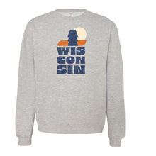 Load image into Gallery viewer, WI Stacked Unisex Midweight Crewneck Sweatshirt