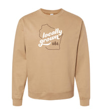 Load image into Gallery viewer, WI Locally Grown Unisex Midweight Crewneck Sweatshirt