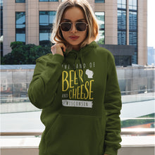 Load image into Gallery viewer, Beer & Cheese Wisconsin Midweight Hoodie
