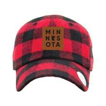 Load image into Gallery viewer, MN16 PLAID BASEBALL CAP