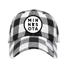Load image into Gallery viewer, Minnesota Patch Plaid Baseball style Cap