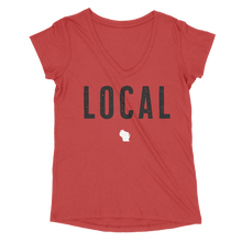 Load image into Gallery viewer, Wisconsin Local Women’s Tri V-Neck Tee
