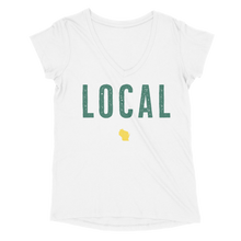 Load image into Gallery viewer, Wisconsin Local Women’s Tri V-Neck Tee