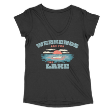 Load image into Gallery viewer, Lake03 Women's Perfect Triblend V Neck Tee