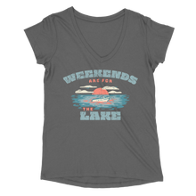 Load image into Gallery viewer, Lake03 Women's Perfect Triblend V Neck Tee