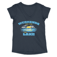 Load image into Gallery viewer, Lake03 Women's Perfect Triblend V Neck Tee