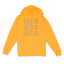 Load image into Gallery viewer, Stacked Minnesota Vikings Unisex Midweight Hooded Sweatshirt