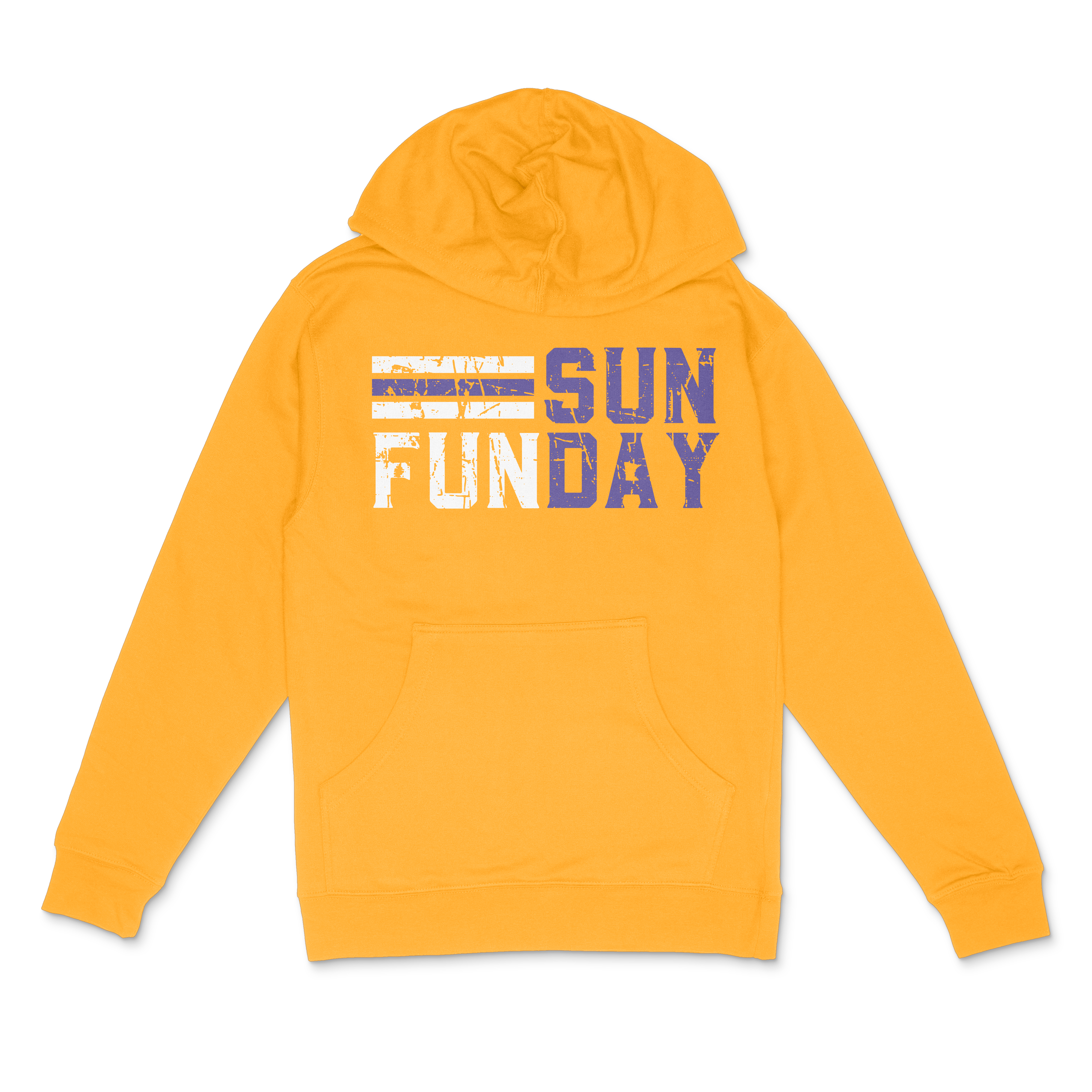 Sunday Funday Vikings Unisex Midweight Hooded Sweatshirt