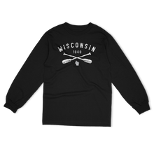 Load image into Gallery viewer, Crossed Paddle Wisconsin Unisex Long Sleeve