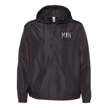 Load image into Gallery viewer, MN141 Unisex Lightweight Quarter-Zip Windbreaker Pullover Jacket