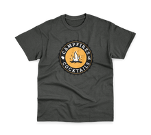 Load image into Gallery viewer, Campfire & Cocktails Wisconsin Tee