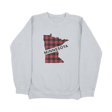Load image into Gallery viewer, Minnesota Buffalo Plaid Lightweight Sweater