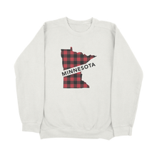 Load image into Gallery viewer, Minnesota Buffalo Plaid Lightweight Sweater