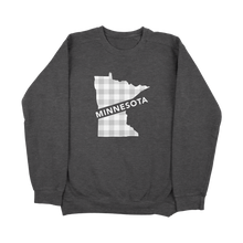 Load image into Gallery viewer, Minnesota Buffalo Plaid Lightweight Sweater