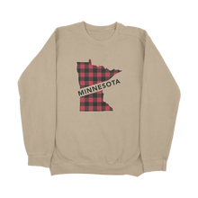 Load image into Gallery viewer, Minnesota Buffalo Plaid Lightweight Sweater