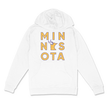 Load image into Gallery viewer, Stacked Minnesota Vikings Unisex Midweight Hooded Sweatshirt