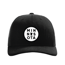 Load image into Gallery viewer, MN-16 Embroidered Patch Snapback Trucker Cap
