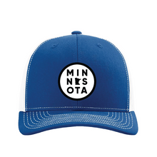 Load image into Gallery viewer, MN-16 Embroidered Patch Snapback Trucker Cap

