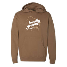 Load image into Gallery viewer, Locally Grown WI Midweight Hooded Sweatshirt
