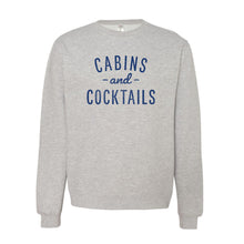 Load image into Gallery viewer, Cabins &amp; Cocktails Unisex Midweight Crewneck Sweatshirt
