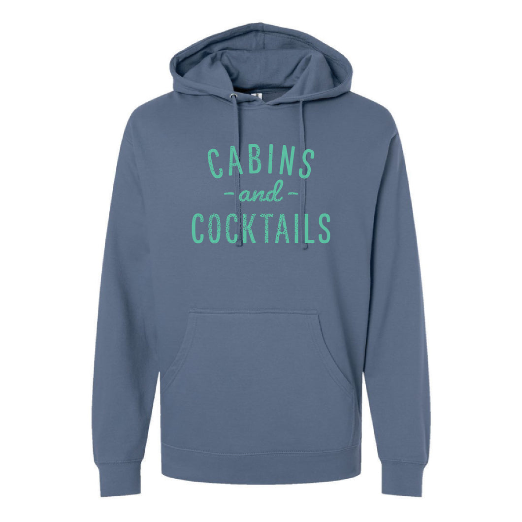 Cabins & Cocktails Midweight Hooded Sweatshirt