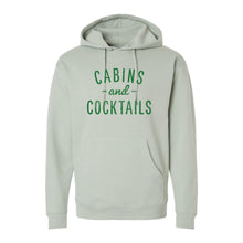 Load image into Gallery viewer, Cabins &amp; Cocktails Midweight Hooded Sweatshirt
