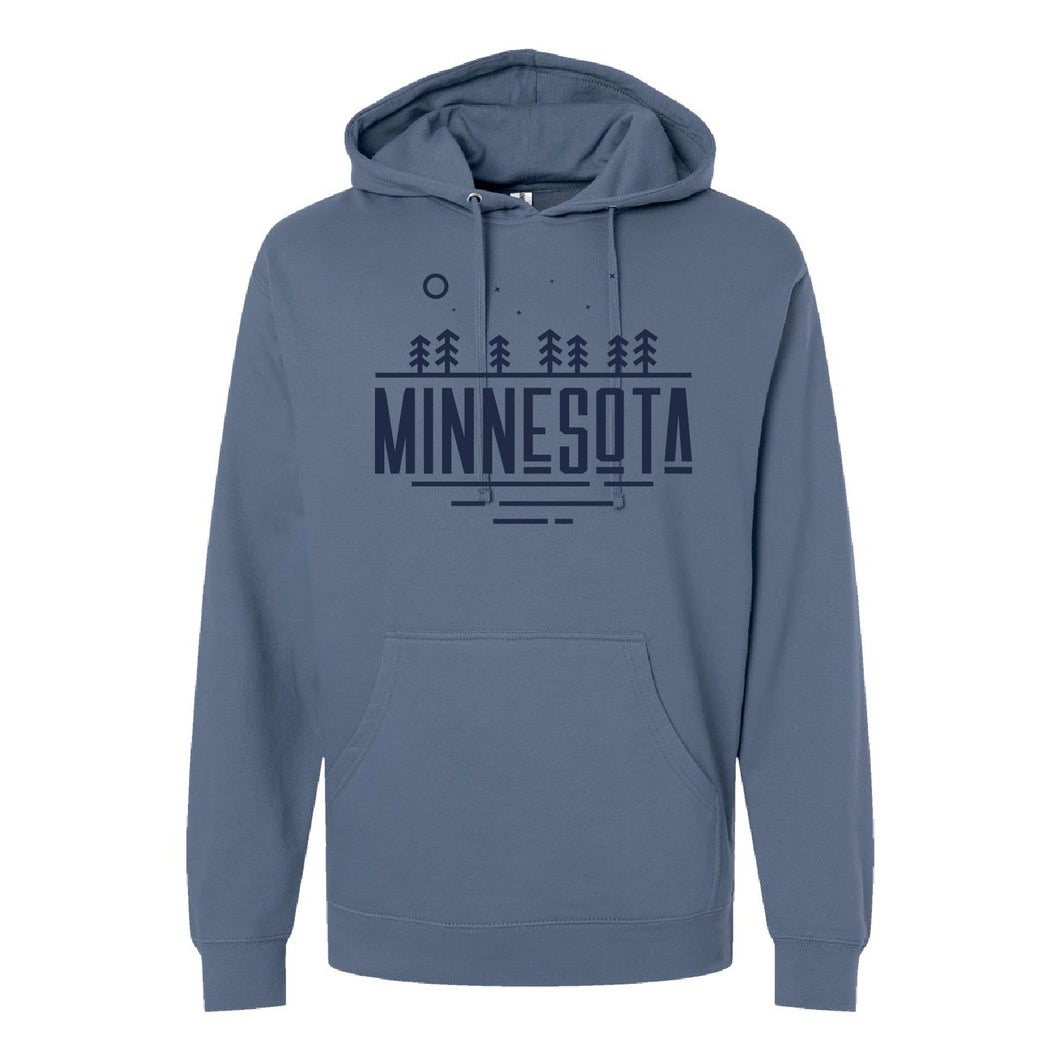 MN-184 Midweight Hooded Sweatshirt