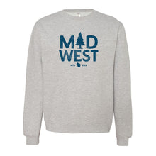 Load image into Gallery viewer, Midwest WI Unisex Midweight Crewneck Sweatshirt
