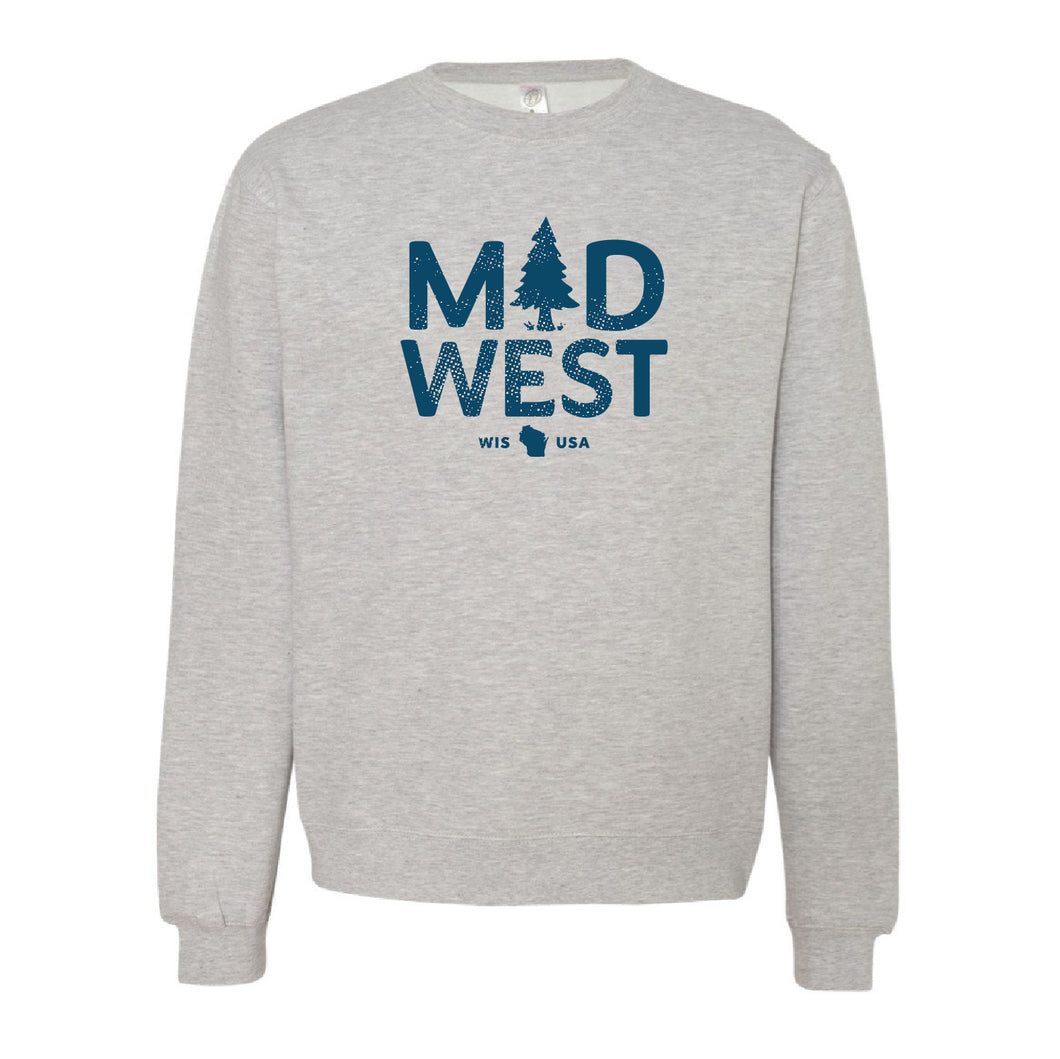 Midwest WI Unisex Midweight Crewneck Sweatshirt