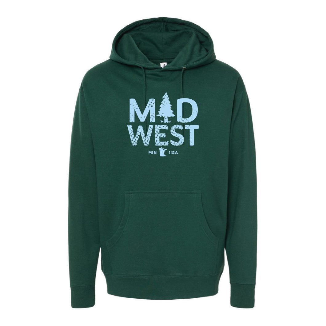 Midwest MN Midweight Hooded Sweatshirt