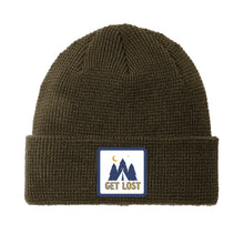 Load image into Gallery viewer, Get Lost Thermal Knit Cuffed Beanie
