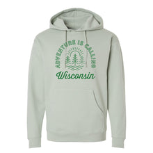 Load image into Gallery viewer, Adventure Is Calling WI Midweight Hooded Sweatshirt
