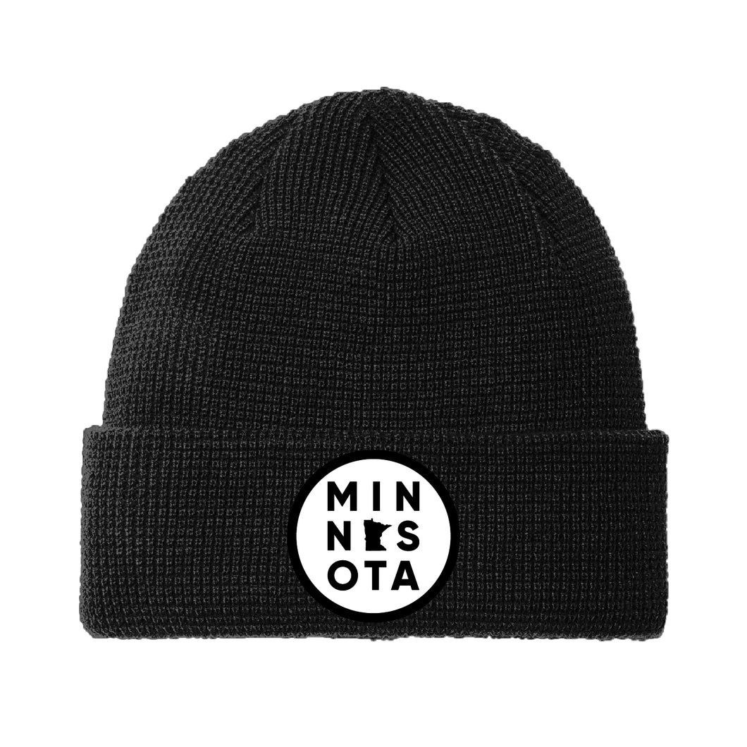 MN-16 Circle Thermal Knit Cuffed Beanie