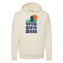 Load image into Gallery viewer, WI Stacked Midweight Hooded Sweatshirt
