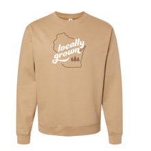 Load image into Gallery viewer, WI Locally Grown Unisex Midweight Crewneck Sweatshirt

