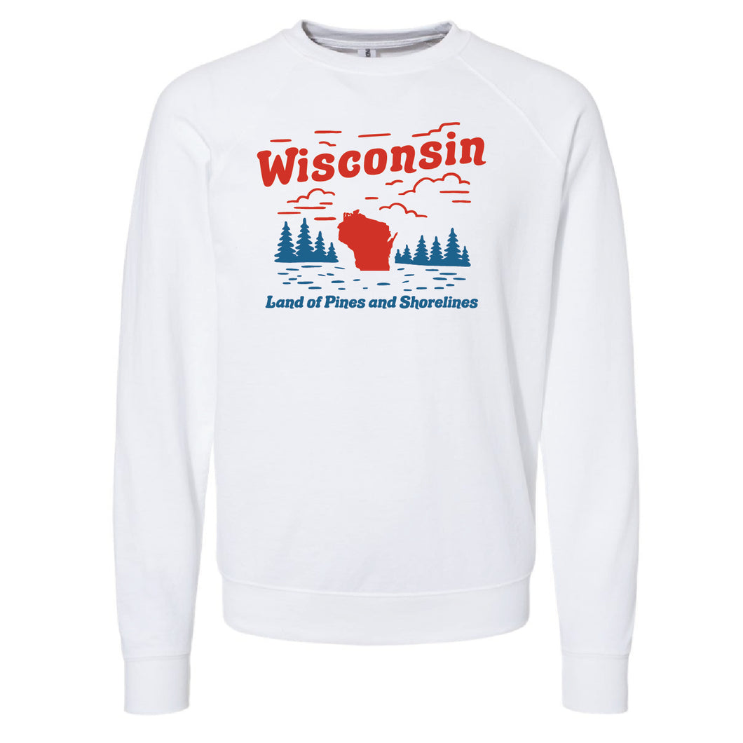 WI-196 Unisex Lightweight Crewneck Sweatshirt