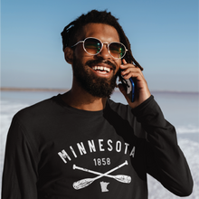 Load image into Gallery viewer, Cross Paddles Minnesota Unisex Long Sleeve
