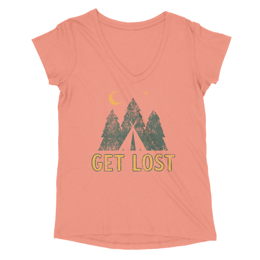 Get Lost 146 Women’s Perfect Tri V-Neck Tee