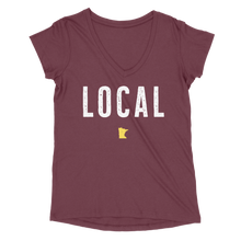 Load image into Gallery viewer, Minnesota Local Women’s Perfect Tri V-Neck Tee
