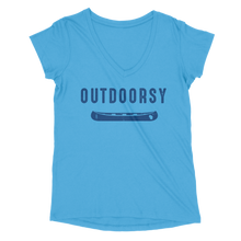 Load image into Gallery viewer, WI134 Outdoorsy Women’s Perfect Tri V-Neck Tee
