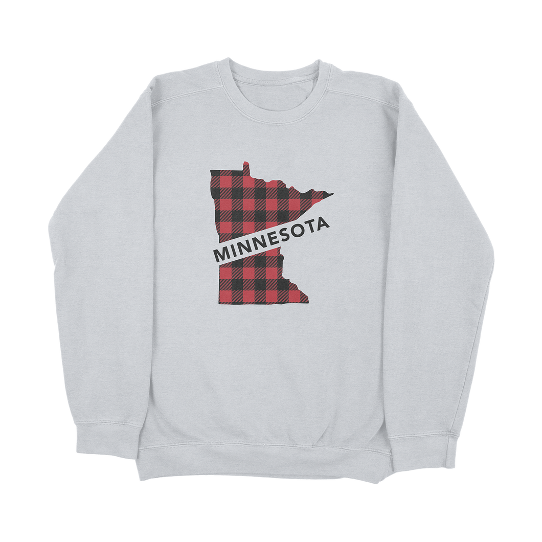 Minnesota Buffalo Plaid Lightweight Sweater