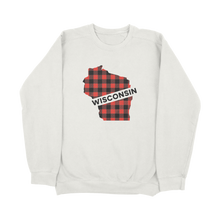 Load image into Gallery viewer, Wisconsin Buffalo Plaid Lightweight Sweater
