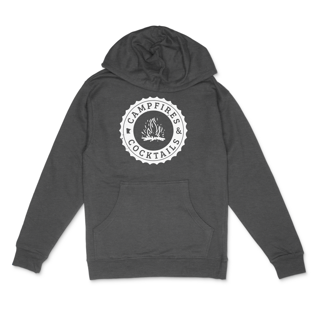Campfires & Cocktails Minnesota Midweight Hoodie