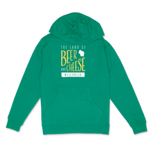 Load image into Gallery viewer, Beer &amp; Cheese Wisconsin Midweight Hoodie

